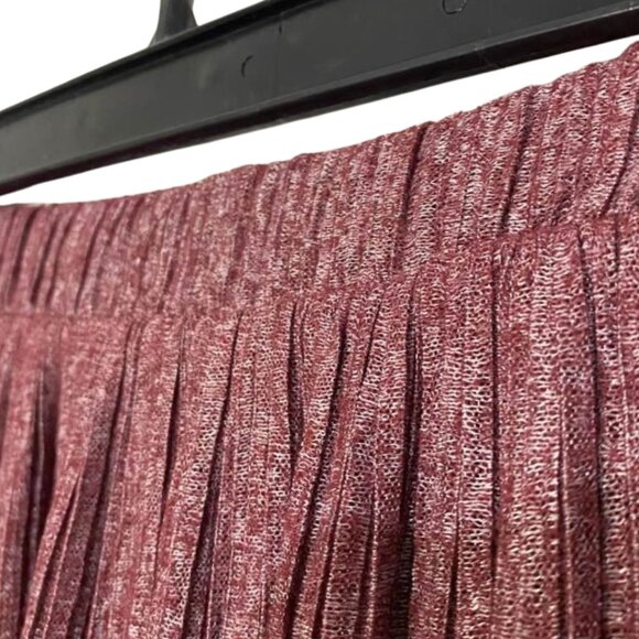 Pleione Long Pleated Flattering Midi Skirt Pull On Elastic Waist - Picture 6 of 12